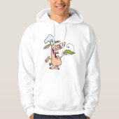 Varkenskaas met voedsel hoodie (Voorkant)