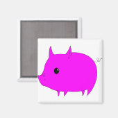 Varkenskalk magenta magneet (Voorkant / Achterkant)