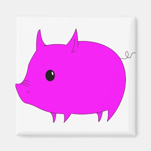 Varkenskalk magenta magneet (Voorkant)