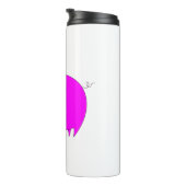 Varkenskalk magenta thermosbeker (Geroteerd rechts)
