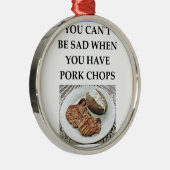 varkenskarbonade metalen ornament (Rechts)