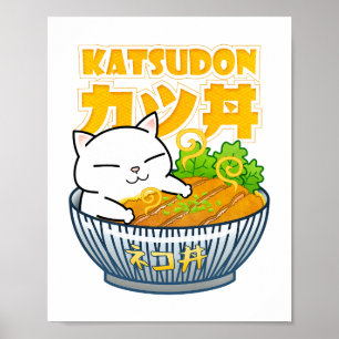 Varkenskat Katsudon Poster