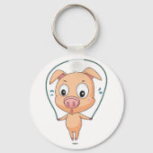 Varkenskiemen Sleutelhanger (Voorkant)