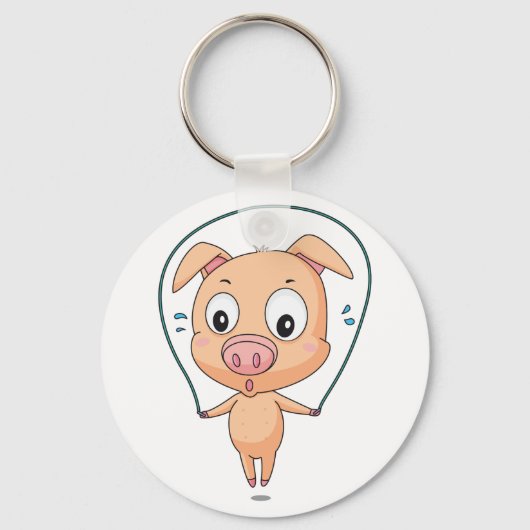 Varkenskiemen Sleutelhanger (Voorkant)