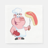 Varkenskokensvlees Servet (Voorkant)