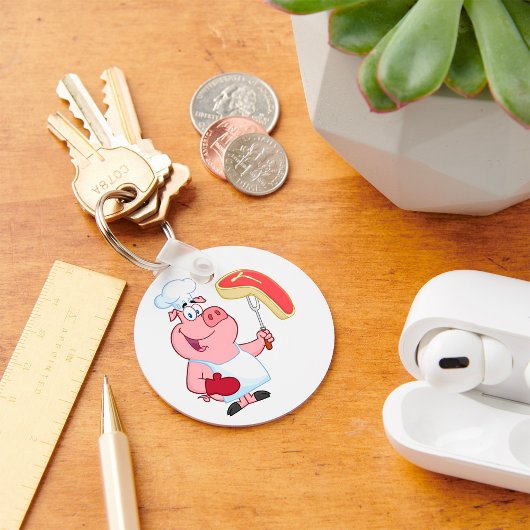 Varkenskokensvlees Sleutelhanger