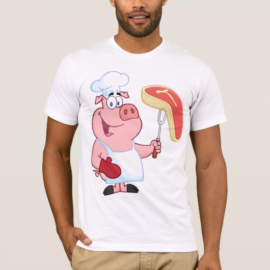 Varkenskokensvlees T-shirt (Voorkant)