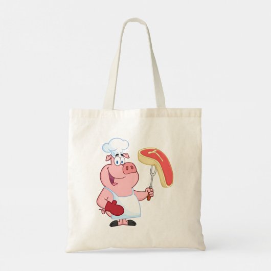Varkenskokensvlees Tote Bag (Achterkant)