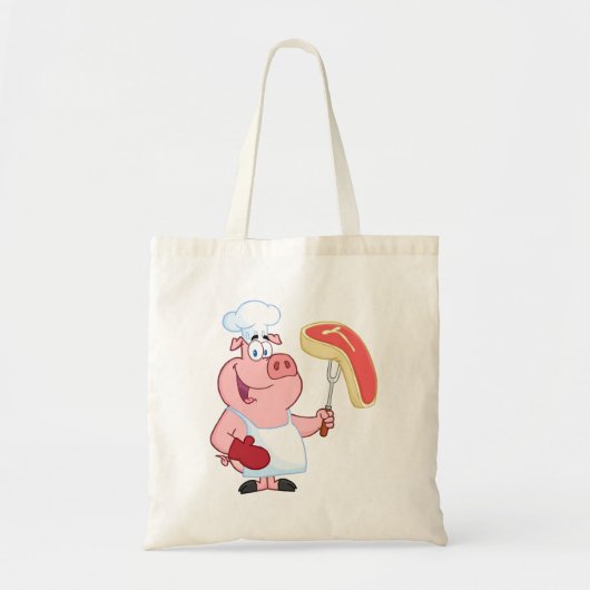 Varkenskokensvlees Tote Bag (Voorkant)