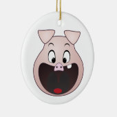 varkenskop keramisch ornament (Rechts)