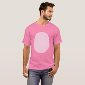 Varkenskostume Pig Belly Pink Fur Barnyard Animal T-shirt (Voorkant volledig)