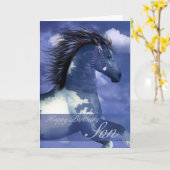 Varkenskot van de Kaart van de Verjaardag van de (Gele Bloem)