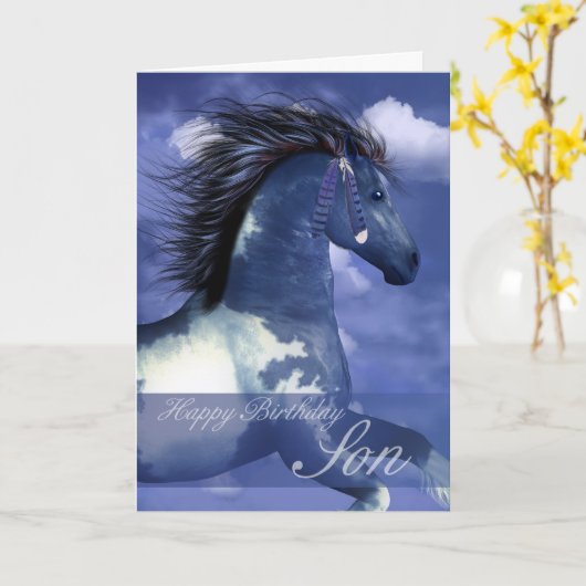 Varkenskot van de Kaart van de Verjaardag van de (Gele Bloem)