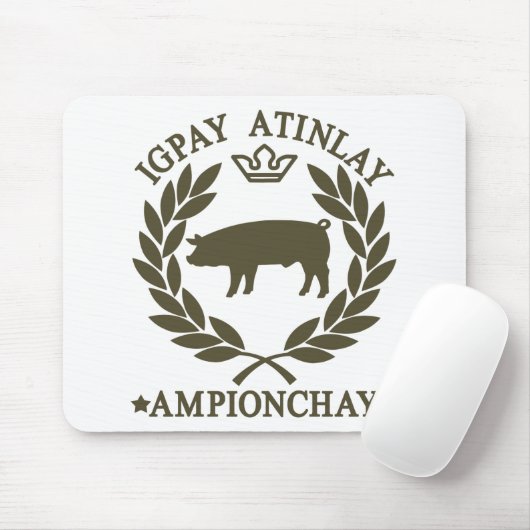 VarkensLatijn Muismat (Met muis)