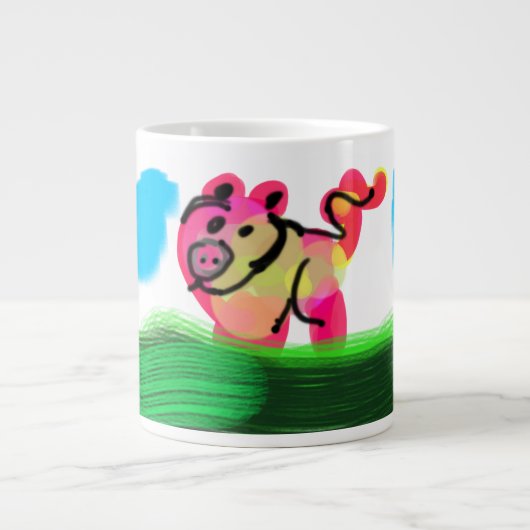 Varkenslente Grote Koffiekop (Voorkant)