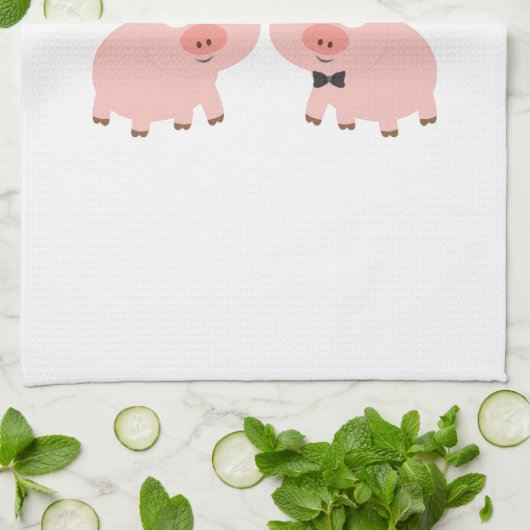 Varkensliefde Theedoek (Gevouwen)