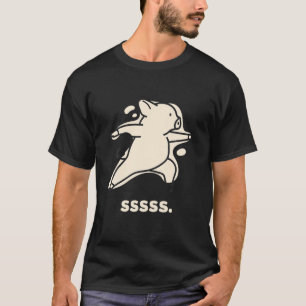 VarkensMeditating Lazy Oink Piggy Lover Relaxerend T-shirt