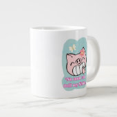 varkensnotering grote koffiekop (Voorkant rechts)