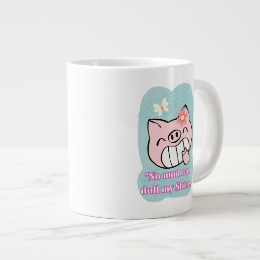 varkensnotering grote koffiekop (Voorkant rechts)