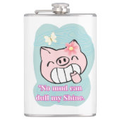 varkensnotering heupfles (Voorkant)