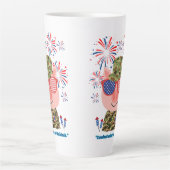 varkensnotering latte mok (Voorkant)