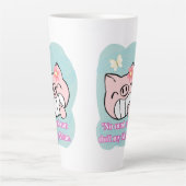 varkensnotering latte mok (Voorkant)