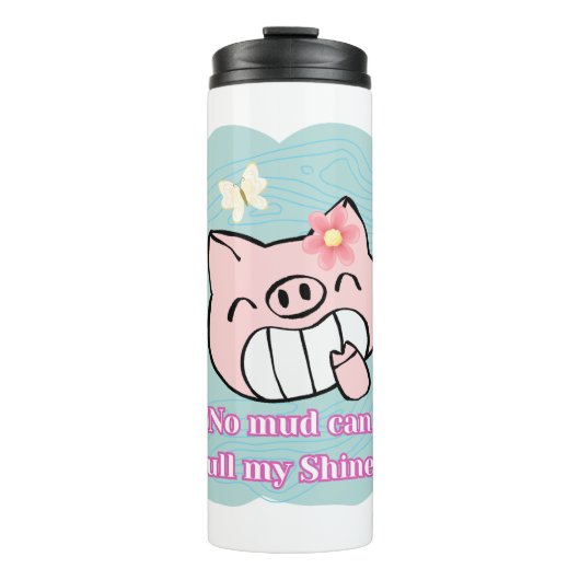 varkensnotering thermosbeker (Voorkant)