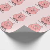 Varkensontwerp Cadeaupapier (Hoek)