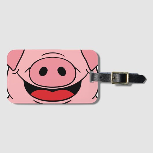 Varkenspaat Bagagelabel (Voorkant (horizontaal))