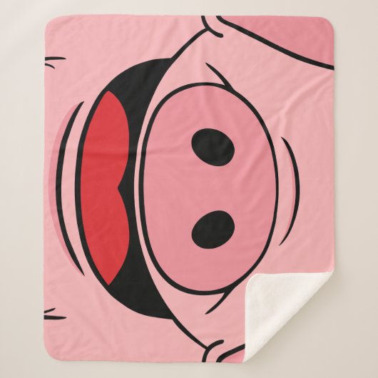 Varkenspaat Sherpa Deken (Voorkant)