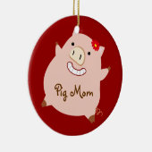 Varkenspam ( varken) keramisch ornament (Rechts)