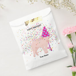 Varkenspartner - Dieren bij geboorte Bedankzakje