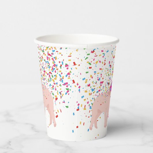 Varkenspartner - Dieren bij geboorte Papieren Bekers (Rechts)