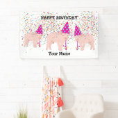 Varkenspartner - Dieren bij geboorte Spandoek (Insitu)