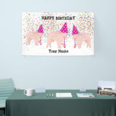 Varkenspartner - Dieren bij geboorte Spandoek (Beurs)