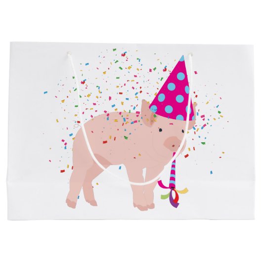 Varkenspartner - Dieren met een partij Groot Cadeauzakje (Achterkant)