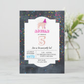 Varkenspartner - Dierenfeest Jongen Girl Kaart (Staand voorkant)