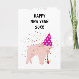 Varkenspartner - Dierenfeestdag nieuwe jaren Kaart