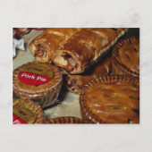 Varkenspasta's en rollen voor worst briefkaart (Voorkant)