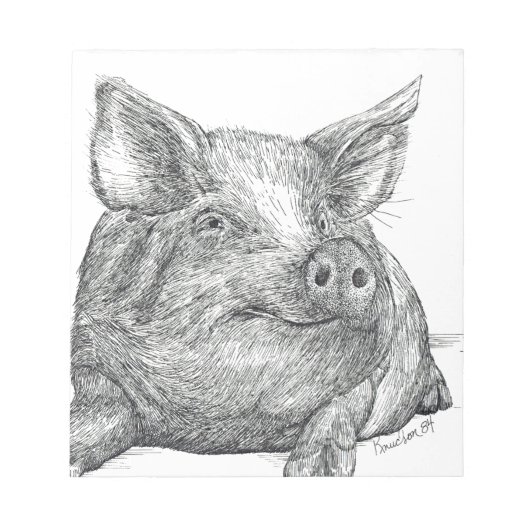 Varkenspiglet Notitieblok (Voorkant)