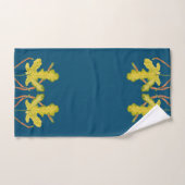 Varkensplaat op een washanddoekje bad handdoek (Handdoek)