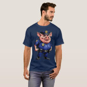 Varkenspolitie T-shirt (Voorkant volledig)