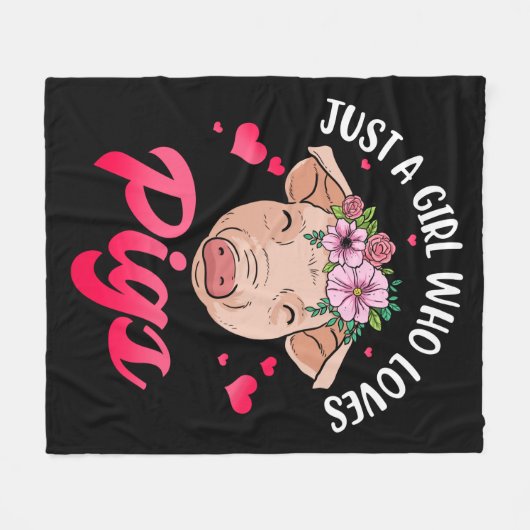 Varkensschenken voor varkenshouderijen fleece deken (Voorkant (Horizontaal))