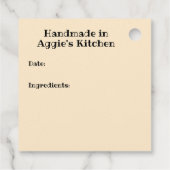 Varkensscheten Vuur Spicy BBQ-saus Bedankjes Labels (Achterkant)