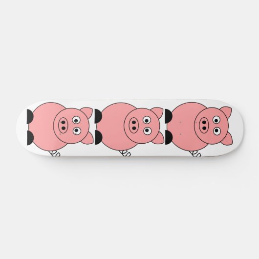 Varkensskateboard Persoonlijk Skateboard (Horizontaal)