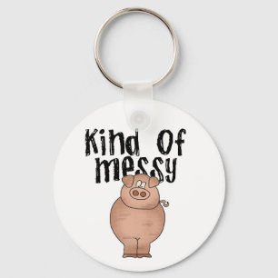 Varkenssoort van Messy TShirts en Gifts Sleutelhanger