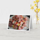 Varkensspiesjes Kaart (Gele Bloem)