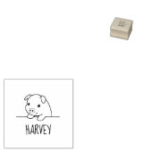 Varkensspuit 2 rubberstempel (Gestempeld)