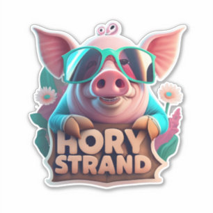 Varkensstickers Een wereld vol sticker mogelijkhed