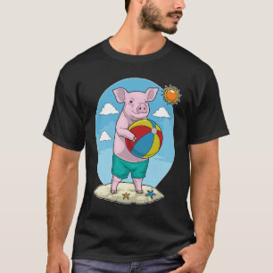 Varkensstrand Waterpolo Zomer T-shirt